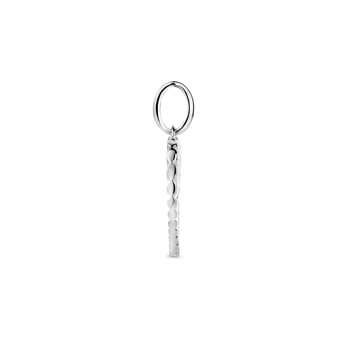 Anhänger Herz Diamant 0,015 ct j p1 Silber rhodiniert