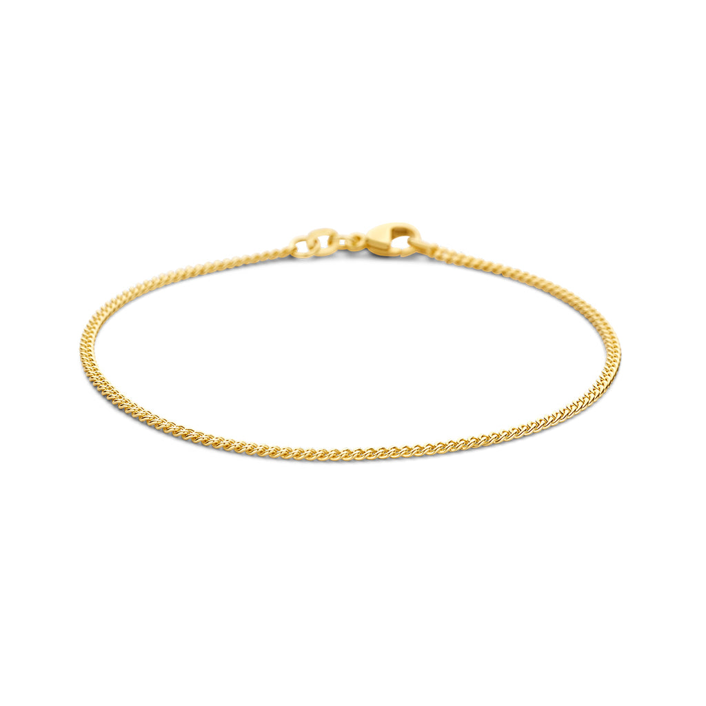 gourmette 1,7 mm 14K geelgoud