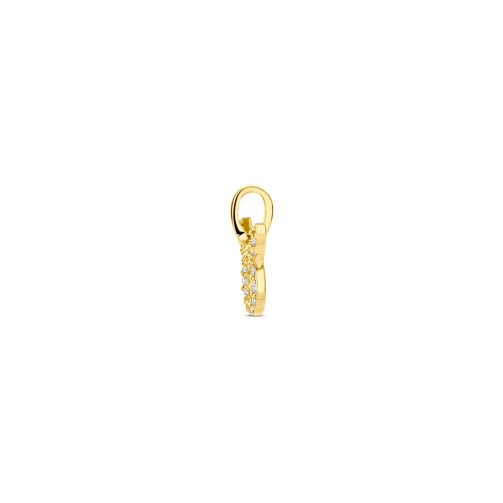Anhänger Sternzeichen Diamant H SI 14K Gelbgold