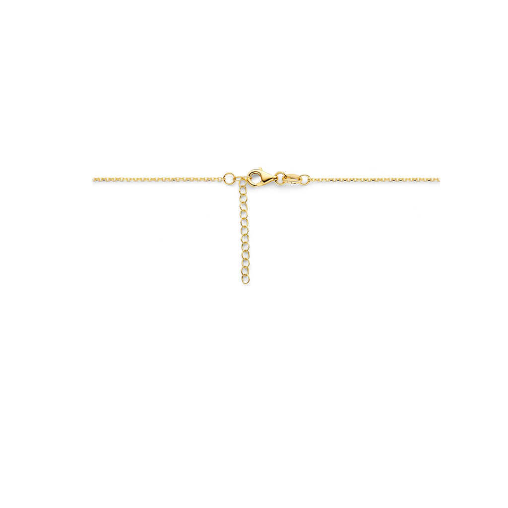 collier 8 mm 42 + 3 cm 14K geelgoud