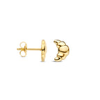 Ohrstecker Croissant 8,5 mm 14K Gelbgold