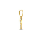 Anhänger Herz Zirkonia 14K Gelbgold
