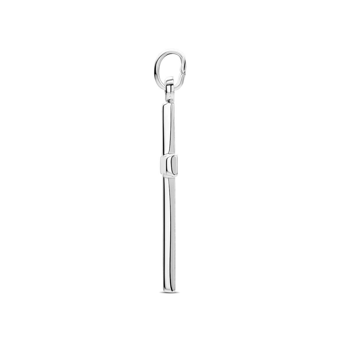 hanger kruis zilver wit