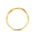 ring gedraaid 14K geelgoud