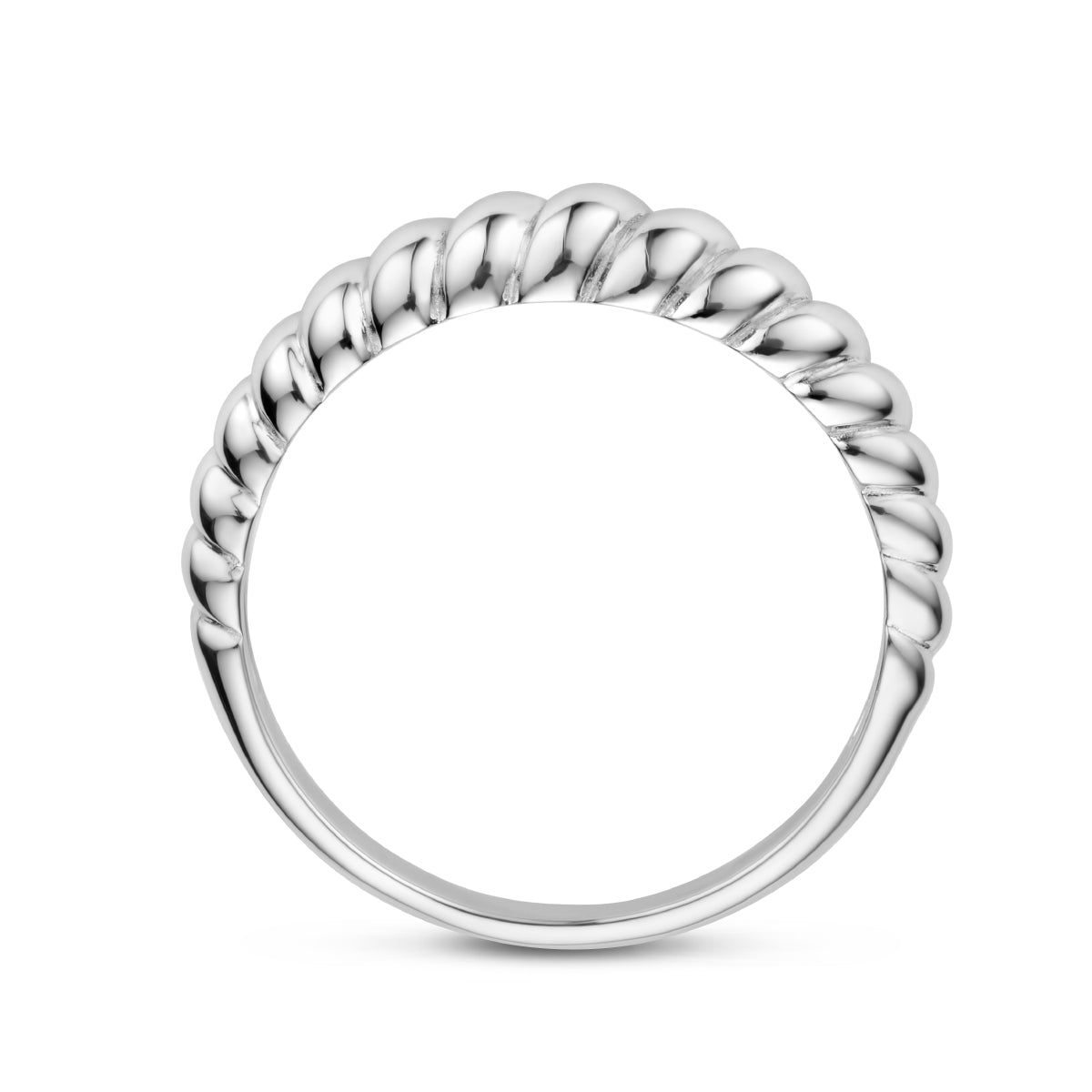 ring balloon zilver gerhodineerd