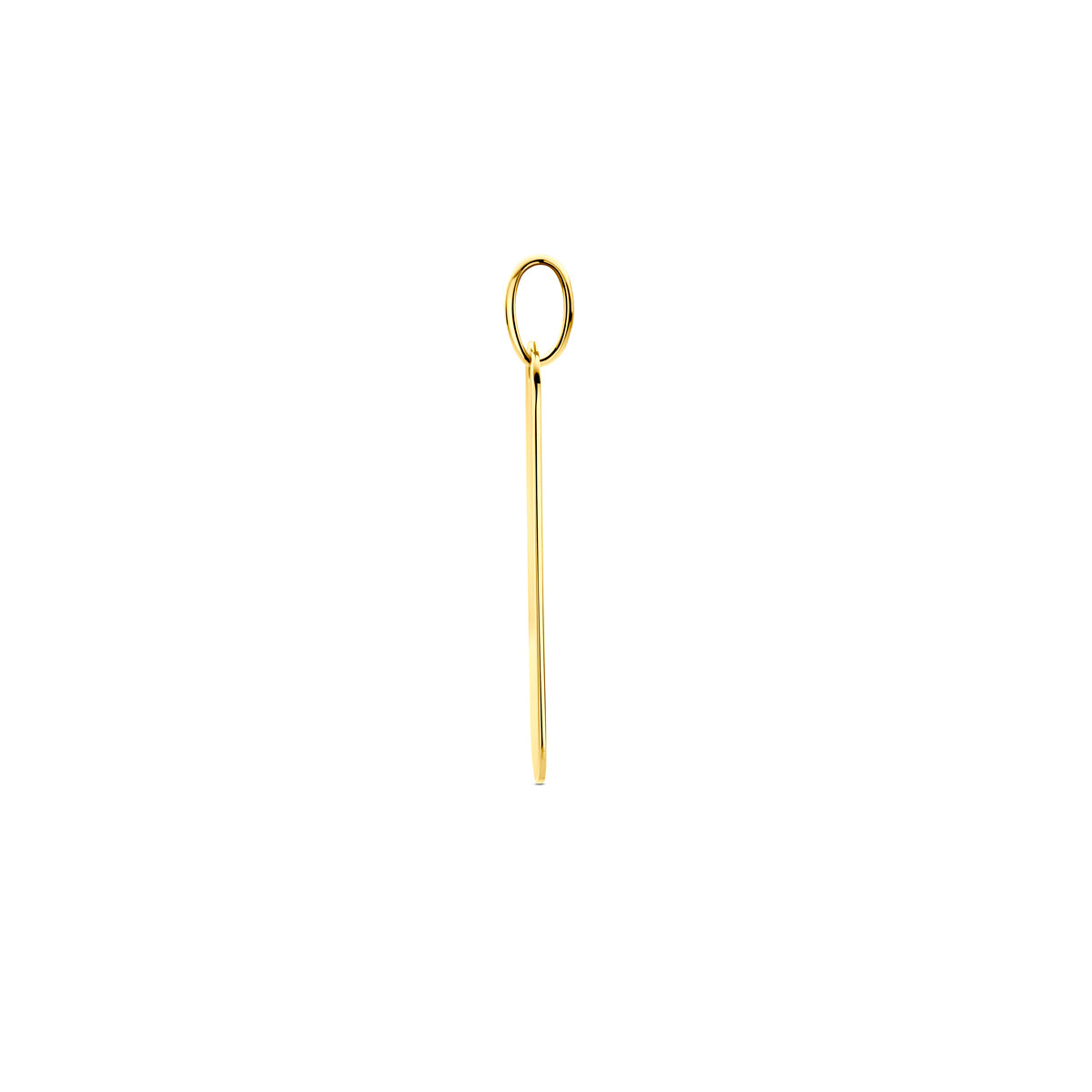 graveerhanger 29 mm 14K geelgoud