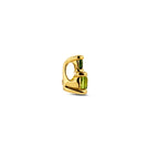 hanger peridot en groen toermalijn 8,5 mm 14K geelgoud