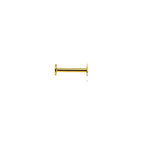 Flat Back Piercing Stern 3,5 mm 14K Gelbgold