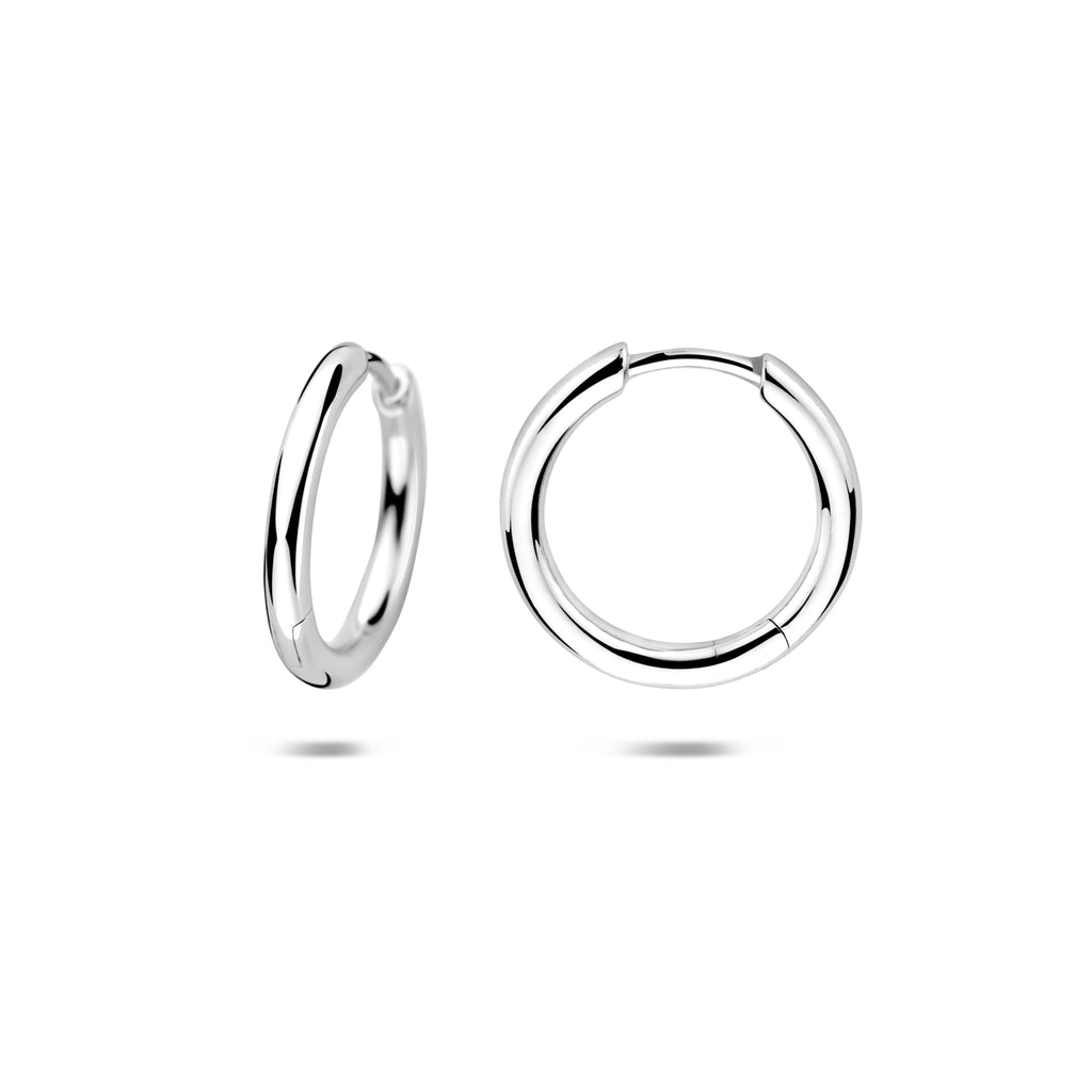 klapoorringen buis 2 mm zilver gerhodineerd