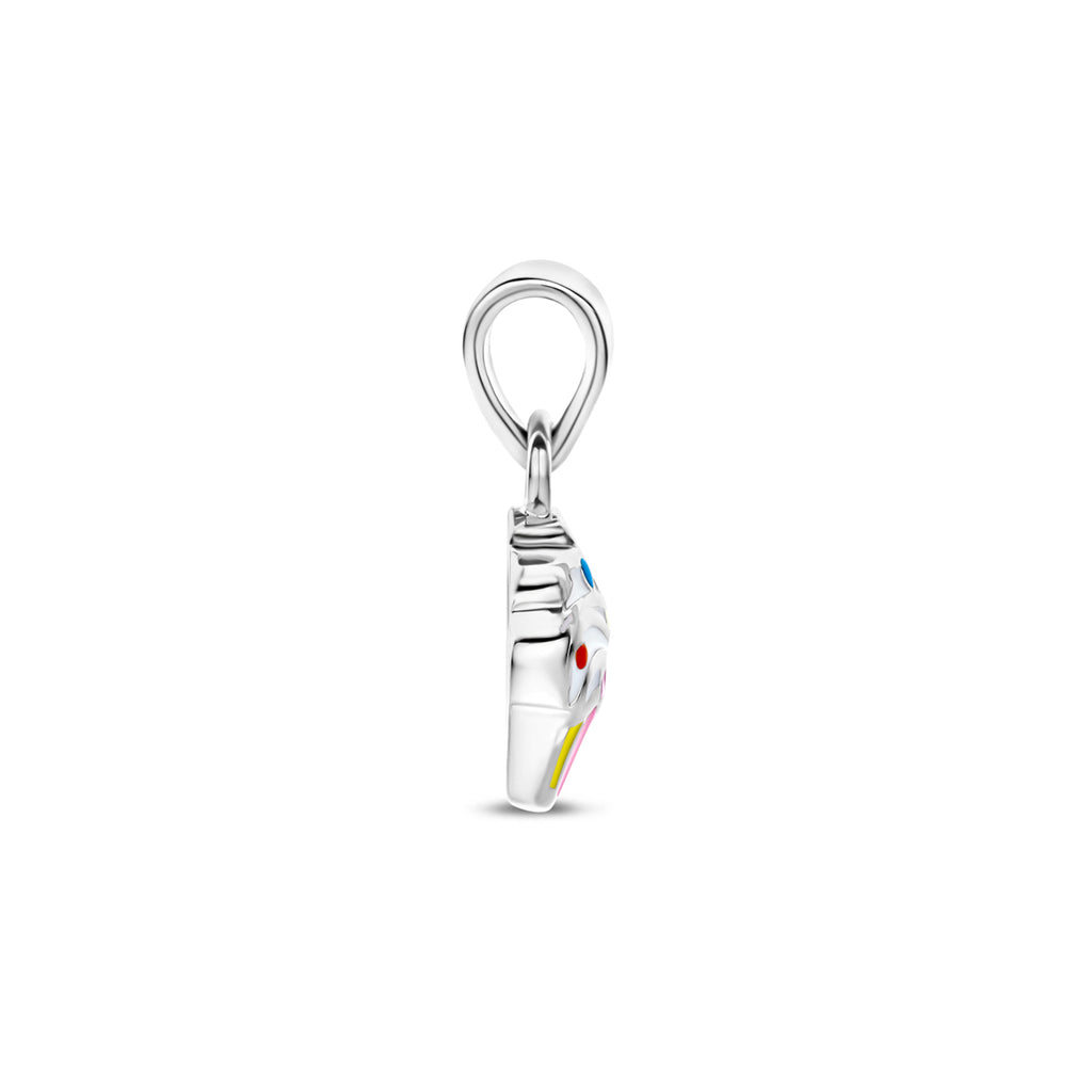 Anhänger Cupcake 11 mm Silber rhodiniert