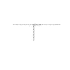 collier koffieboon 41 + 4 cm zilver gerhodineerd