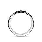 ring oxi zilver geoxideerd