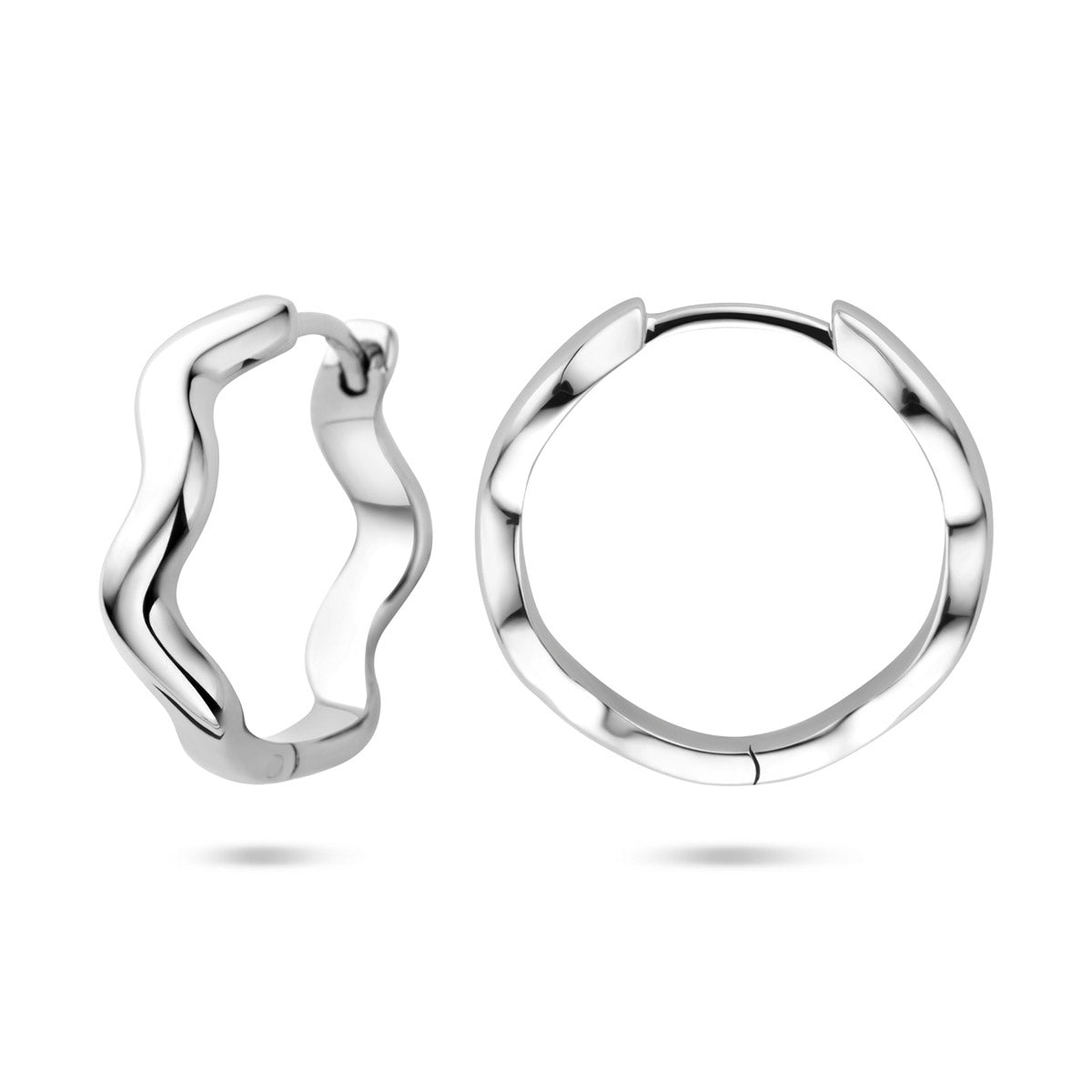 klapoorringen 20 mm zilver gerhodineerd