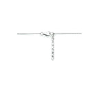 Halskette Perle 42 + 3 cm Silber rhodiniert