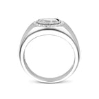 Ring Zirkonia Silber rhodiniert
