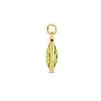 Anhänger grüner Quarz 14K Gelbgold