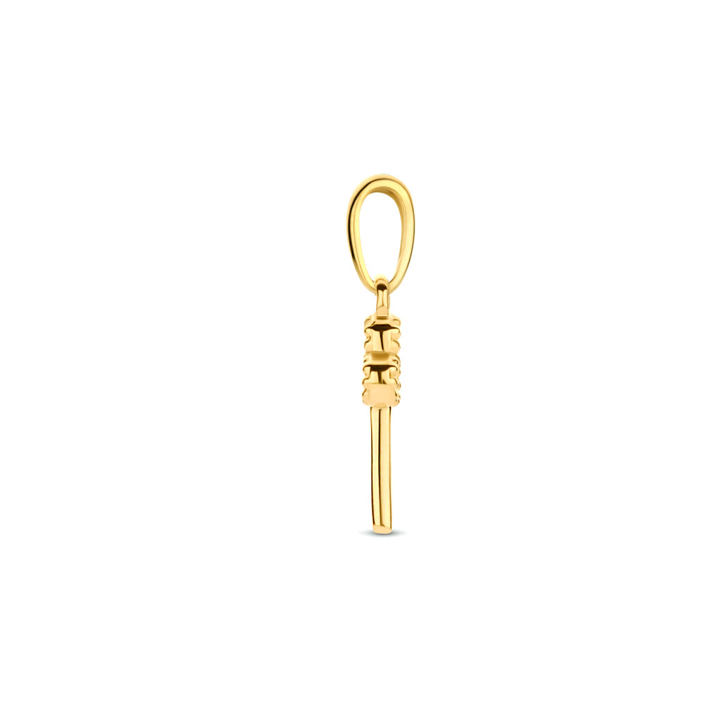 hanger sleutel 14K geelgoud