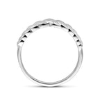 ring balloon zilver gerhodineerd