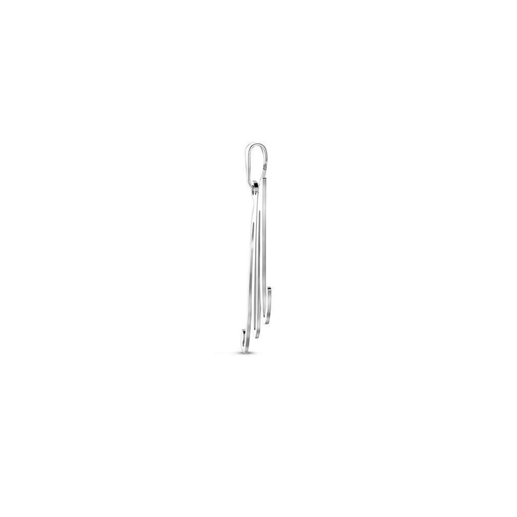 hanger letter zilver gerhodineerd