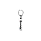 Anhänger Emaille Einhorn 15 mm rhodiniert Silber