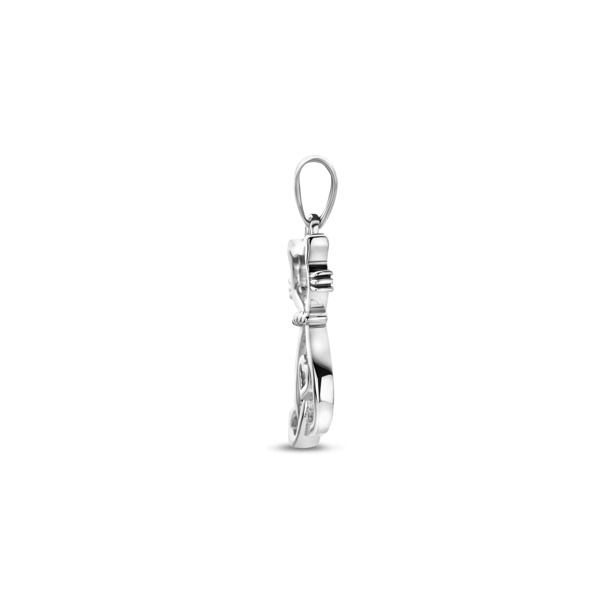 hanger kat 16,5 mm zilver gerhodineerd
