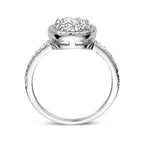 Ring Zirkonia Silber rhodiniert