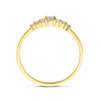 9k ring zirkonia 9K geel