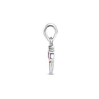 hanger cupcake emaille zilver gerhodineerd