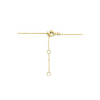 Halskette runder Zirkonia 40 - 42 - 44 cm 14K Gelbgold