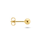 Ohrstecker Kugel pro Stück 14K Gelbgold