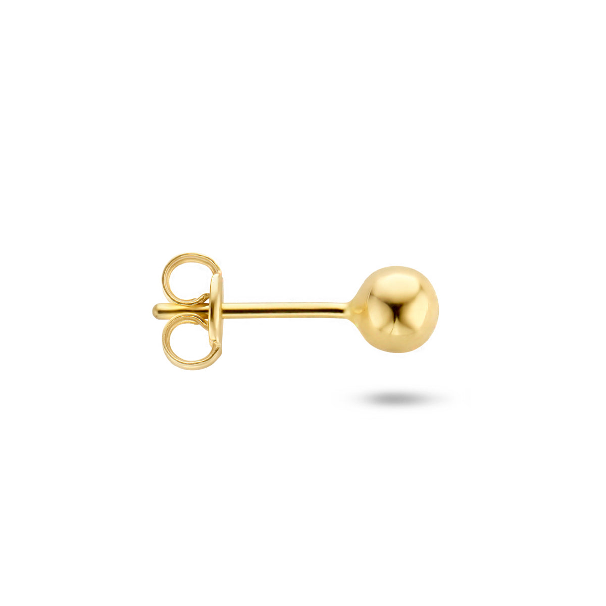 Ohrstecker Kugel pro Stück 14K Gelbgold