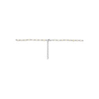 collier parels 41 + 4 cm zilver gerhodineerd
