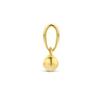 hanger bolletje 9 mm 14K geelgoud