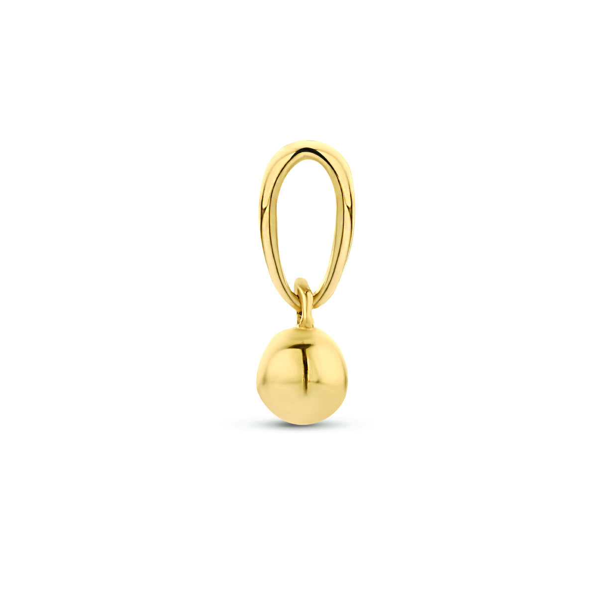 hanger bolletje 9 mm 14K geelgoud