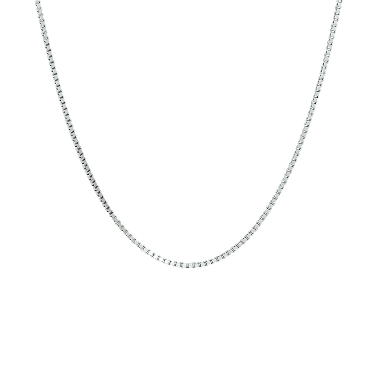 venetiaans 1,1 mm zilver gerhodineerd