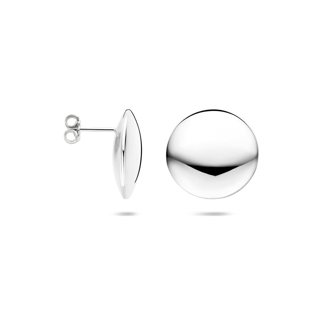 Ohrstecker 20 mm Silber rhodiniert