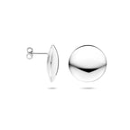 Ohrstecker 20 mm Silber rhodiniert