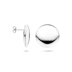 Ohrstecker 23,5 mm Silber rhodiniert