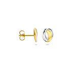 9k oorknoppen gestift 7,5 mm 9K geel
