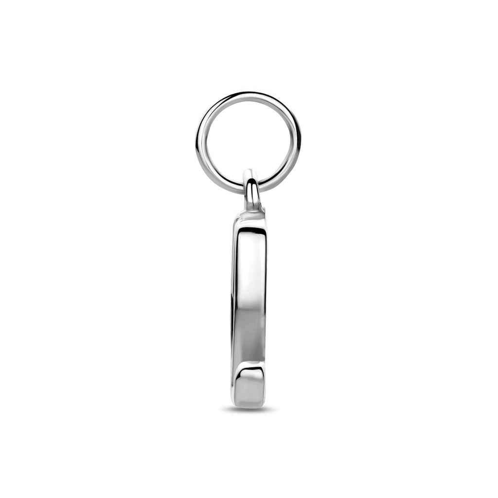 hanger letter zilver gerhodineerd