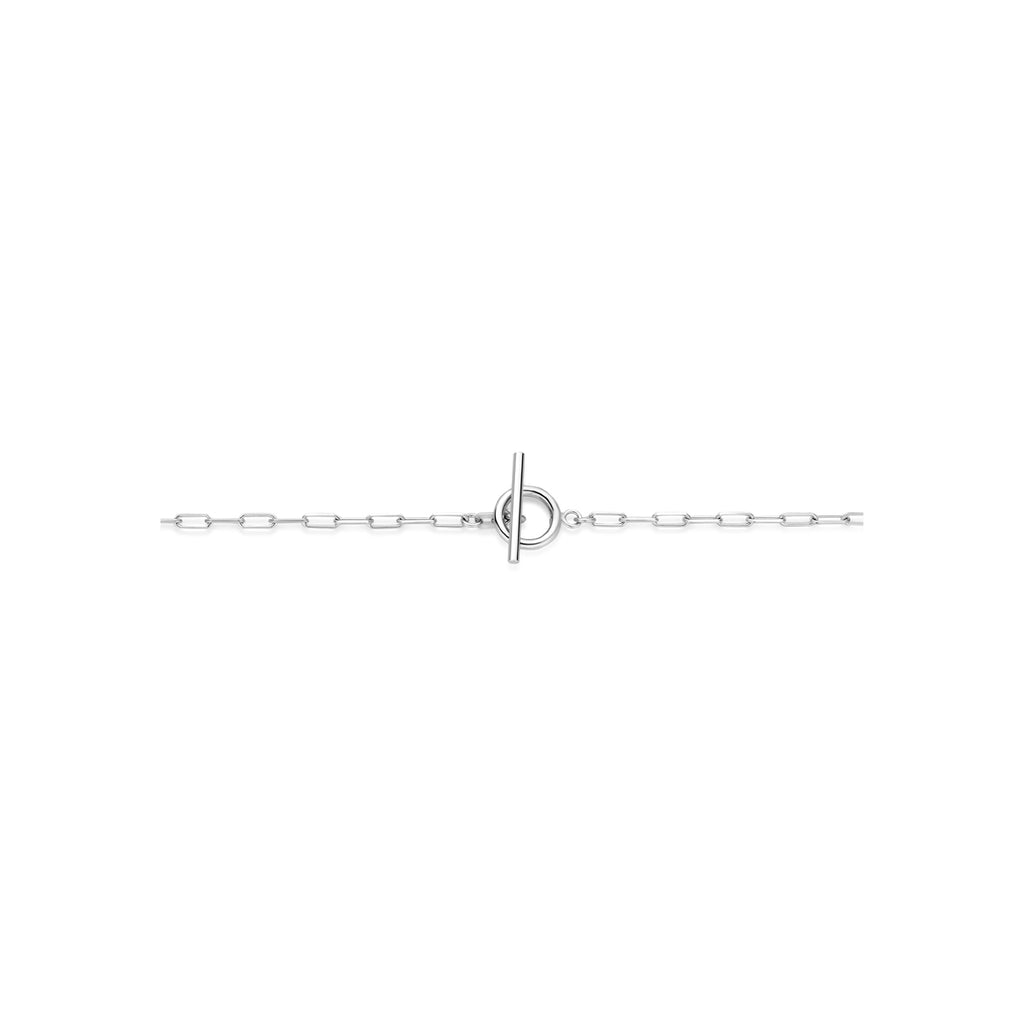 collier kapittelslot 2,7 mm 40,5 cm zilver gerhodineerd