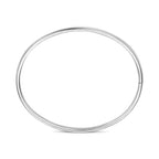 bangle dop ovale buis 3 x 60 mm zilver wit