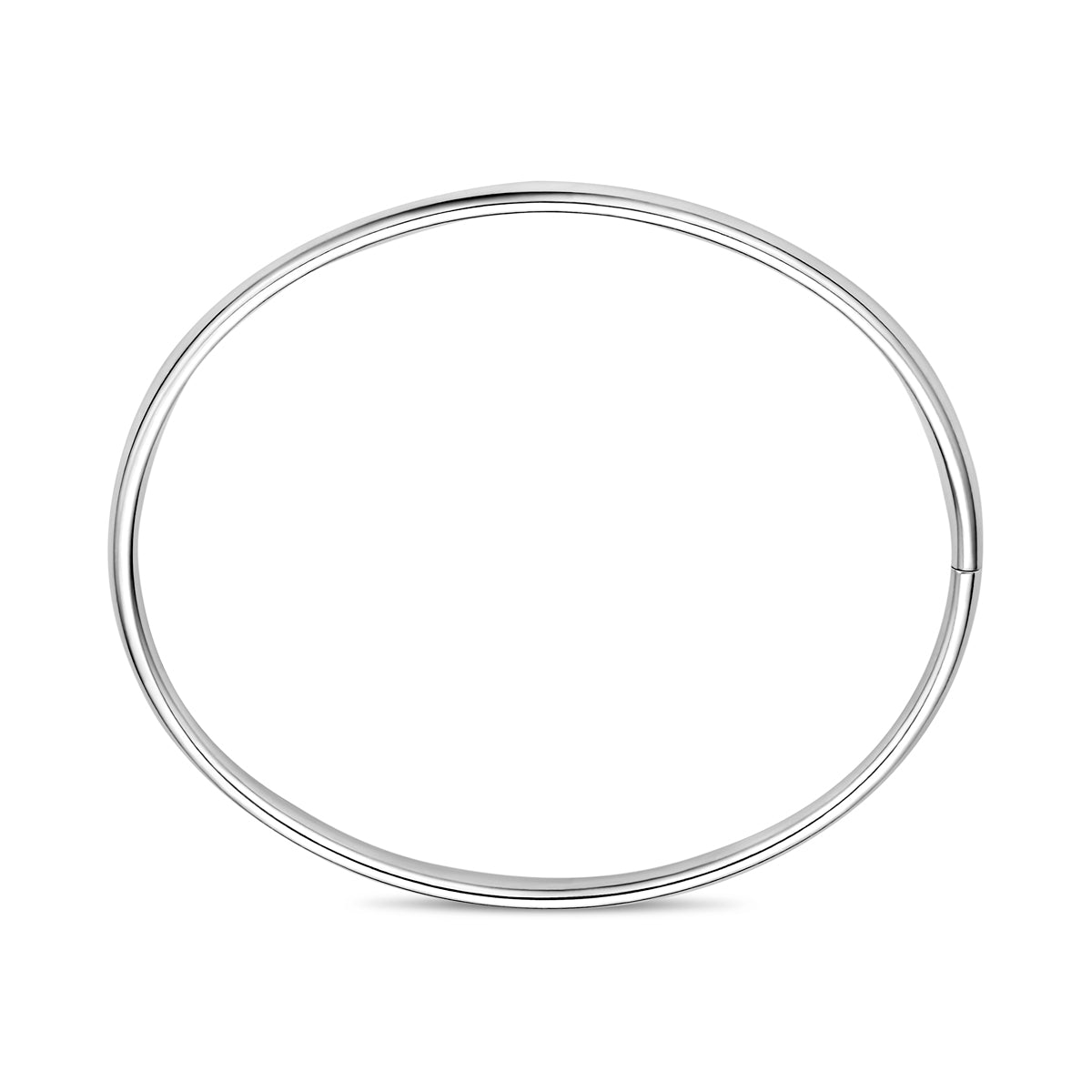 bangle dop ovale buis 3 x 60 mm zilver wit