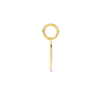 Gravur-Anhänger rund 10 mm 14K Gelbgold