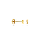 Ohrstecker Kugeln 4 mm 14K Gelbgold