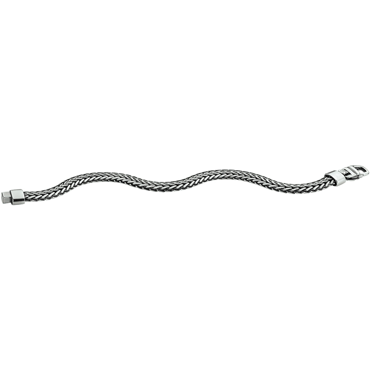 Armband Oxi Fuchsschwanz 7 mm 20 cm Silber oxidiert