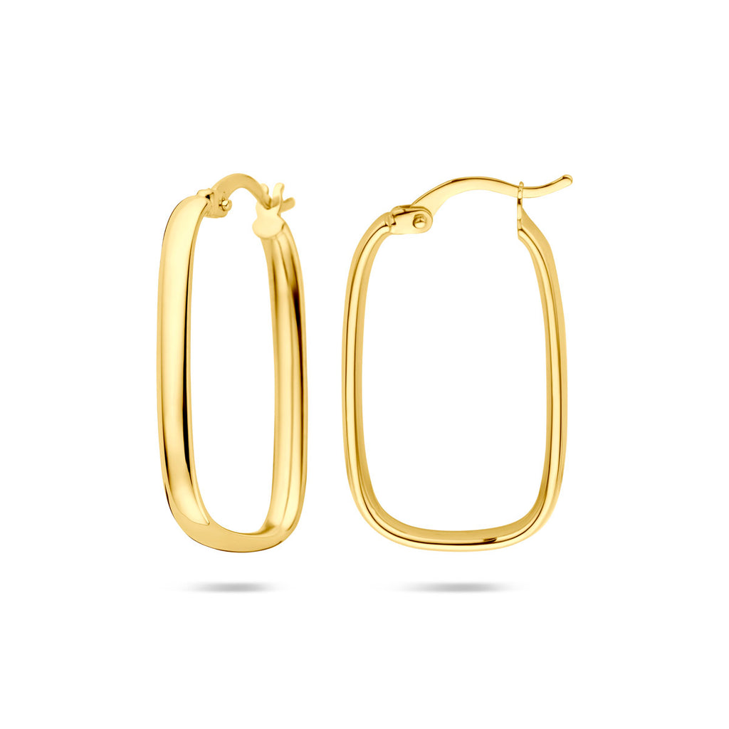 oorringen 28 mm 14K geelgoud