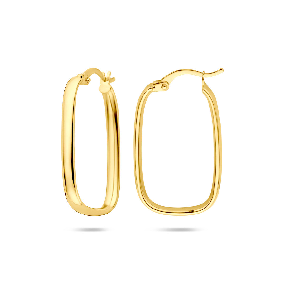oorringen 28 mm 14K geelgoud