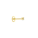 Ohrstecker Diamant 0,02 ct h p1 pro Stück 14K Gelbgold