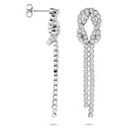 oorhangers zirkonia 53 mm zilver gerhodineerd